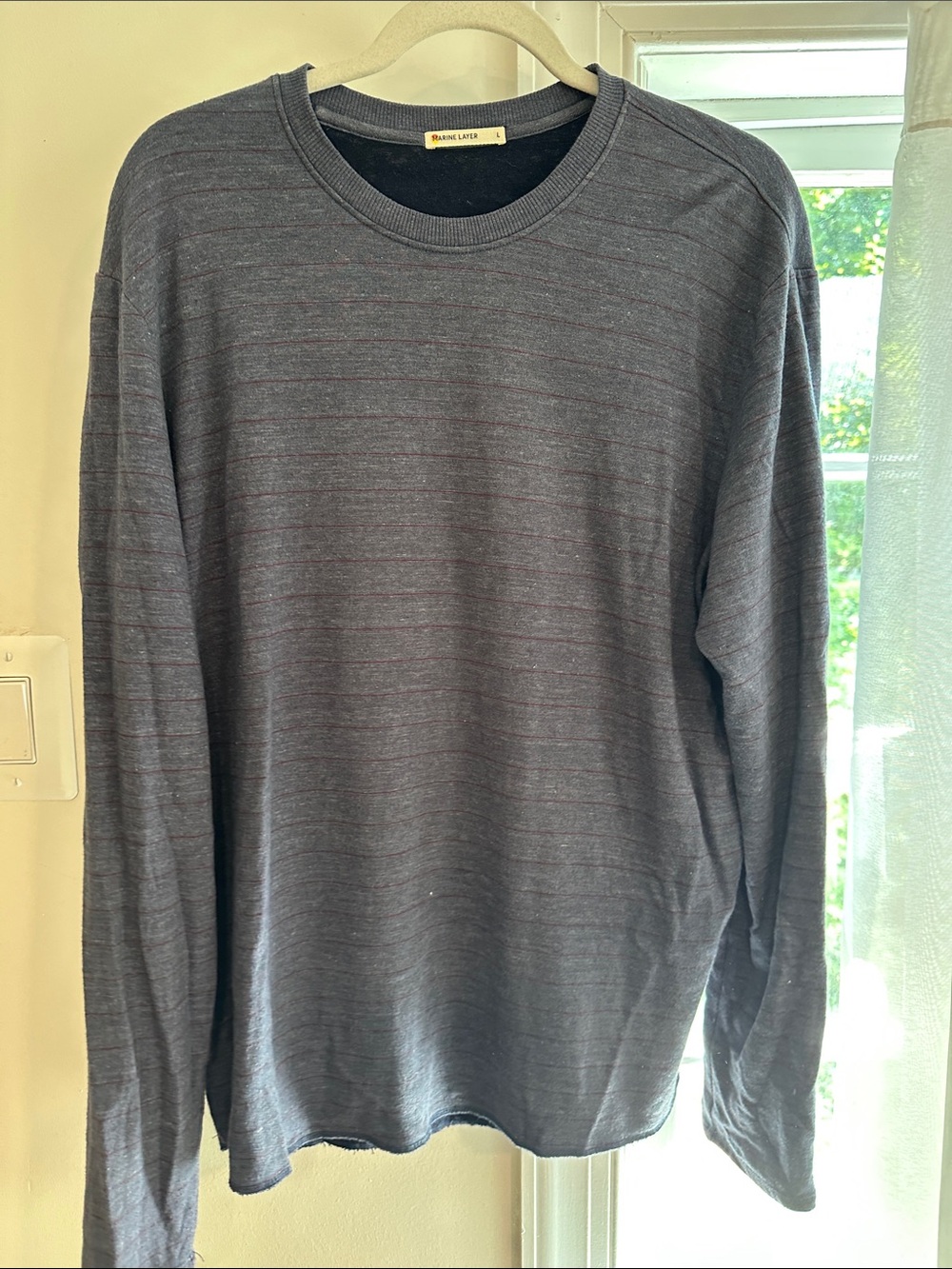 Marine layer blue long sleeve